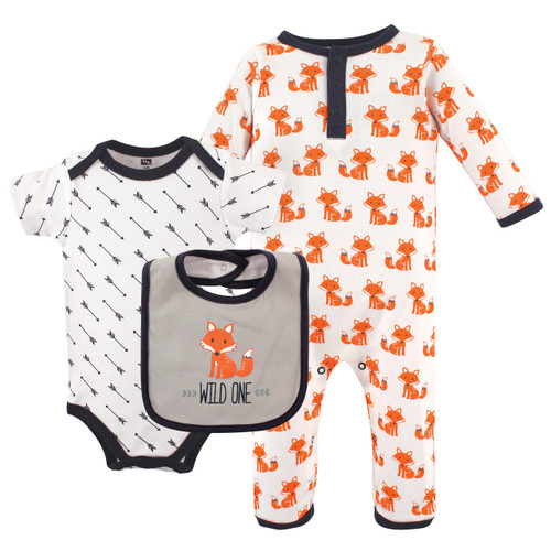 3-Pack Fruit Hudson Baby Union Suits//Coveralls