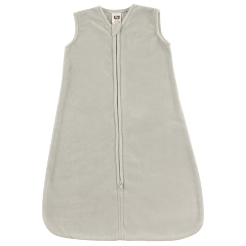 Hudson Baby Safe Sleep Fleece Wearable Sleeping Bag Blanket, Gray
