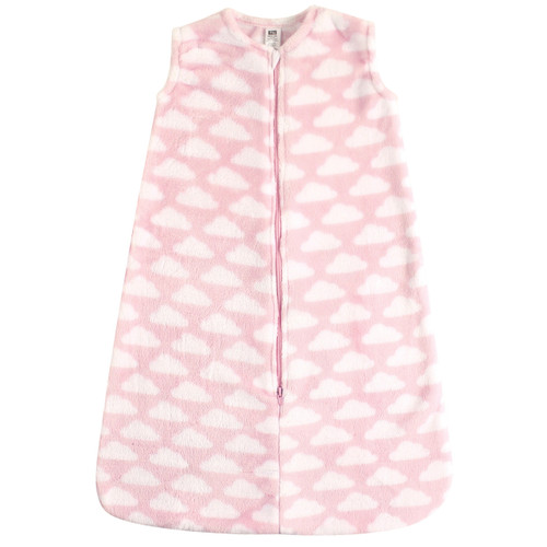 Hudson Baby Safe Sleep Micro-plush Wearable Sleeping Bag Blanket, Pink ...