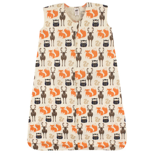 Hudson Baby Safe Sleep Wearable Jersey Sleeping Bag/Blanket, Woodland