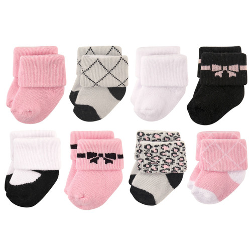 Hudson Baby Unisex Cotton Rich Newborn and Terry Socks Hudson Baby Unisex Cotton Rich Newborn and Terry Socks