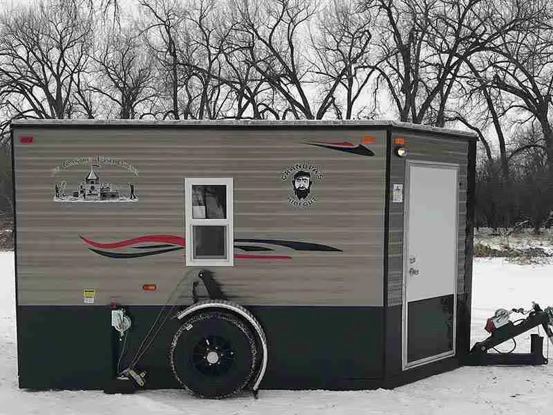 Ice Castle Grampa's Hideout 6.5x8 Fish House - FREE EchoMap UHD2 Ice  Fishing Bundle Bundle! ($599 Value) - CALL FOR BEST PRICE!!