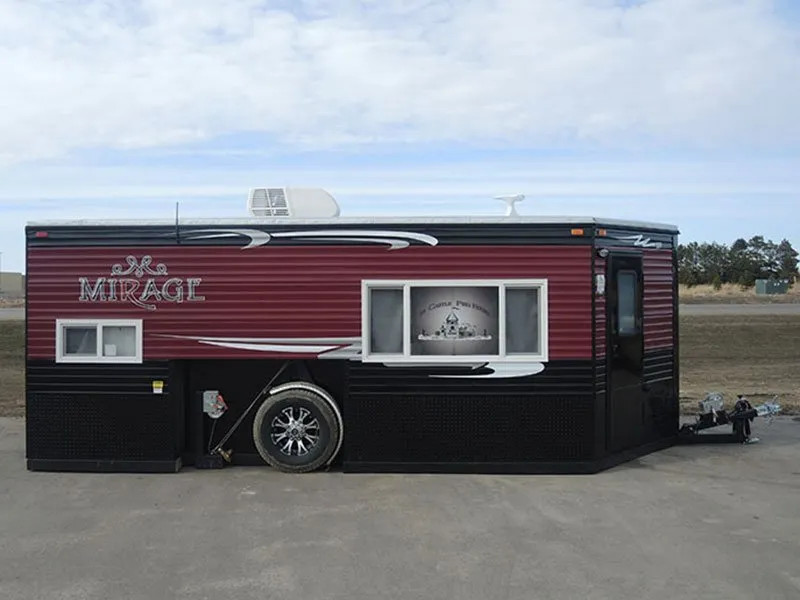 Premium Ice Castle Mirage 8x17 Fish House for Ultimate Fishing