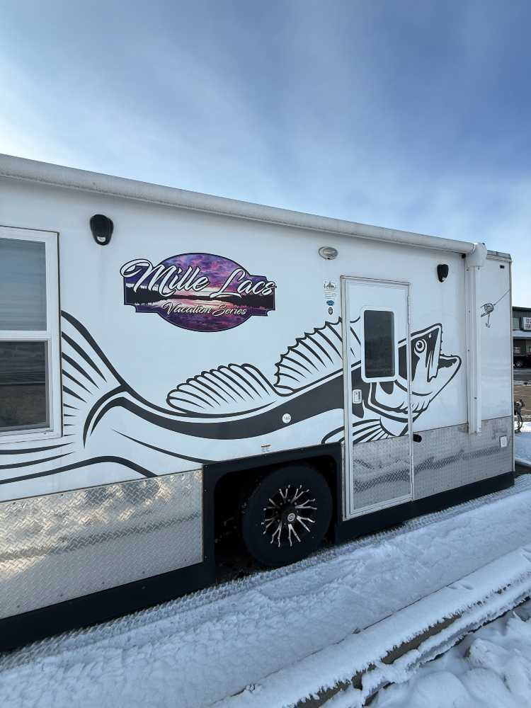 Used 2024 Ice Castle Mille Lacs Vacation Series RV 8x17 Fish House