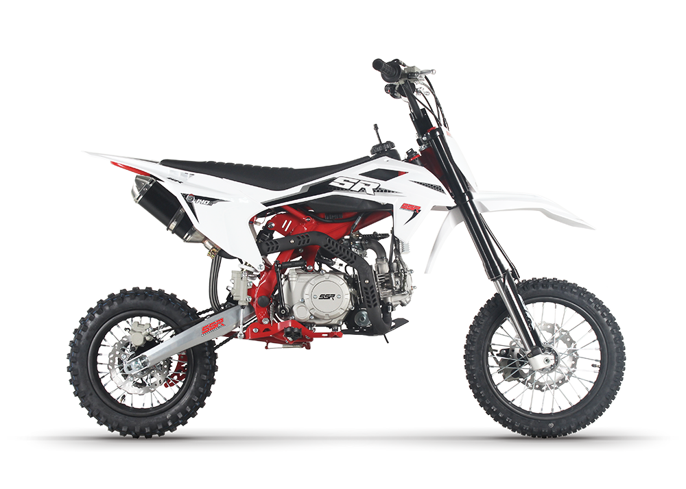dirt motorcycle with shed helmet ILM Off Road Dual Sport Full Face Sun Visor Bike ATV Motocross Casco DOT Certified Model 606V(Matte Black, XL) : Automotive The helmet graphics features a clear coat gloss finish with UV overlay protectant SSR Motorsports SR140R Pit Bike