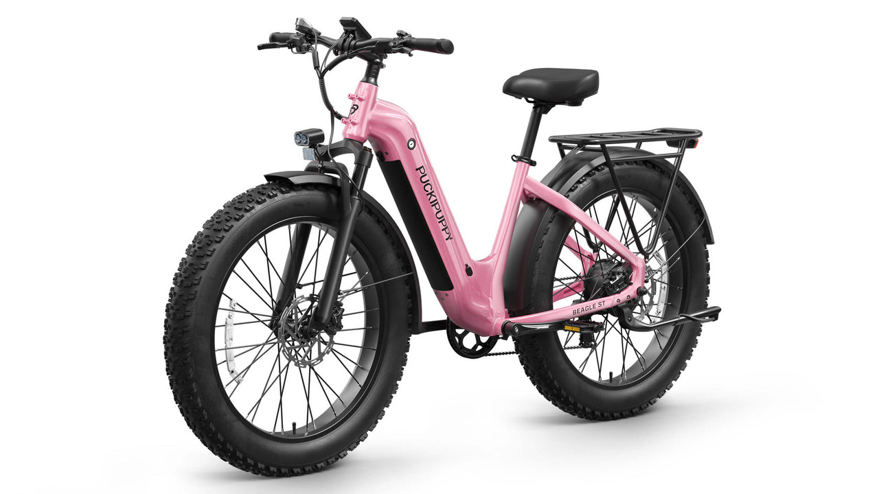 Best Step-Through Electric Bike | PUCKIPUPPY Beagle 2 ST Pink