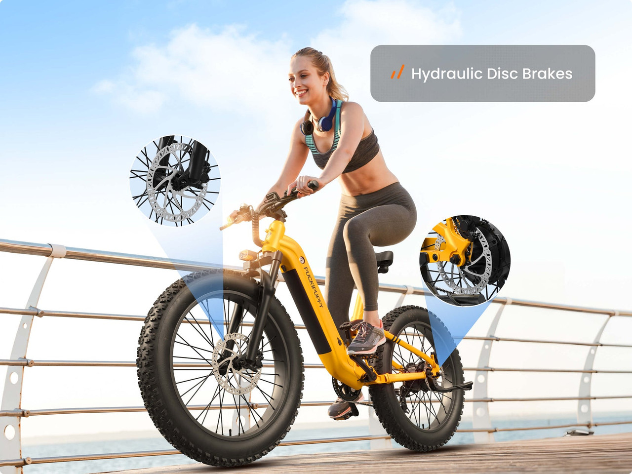Best Step-Through Electric Bike | PUCKIPUPPY Boxer ST Yellow