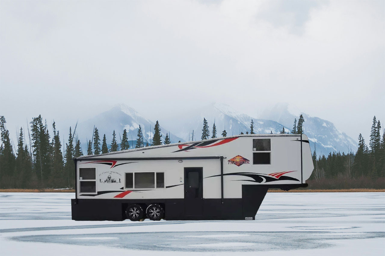 Ice Castle 5th Wheel RV All Seasons Traveler 8x32 RV Camper & Fish ...