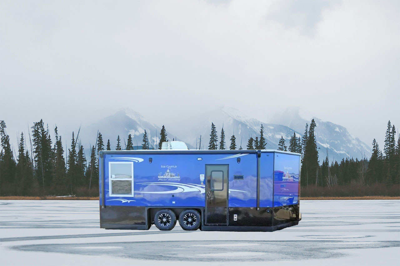 Ice Castle RV Hybrid 8x18 RV Camper & Fish House | Outdoorica