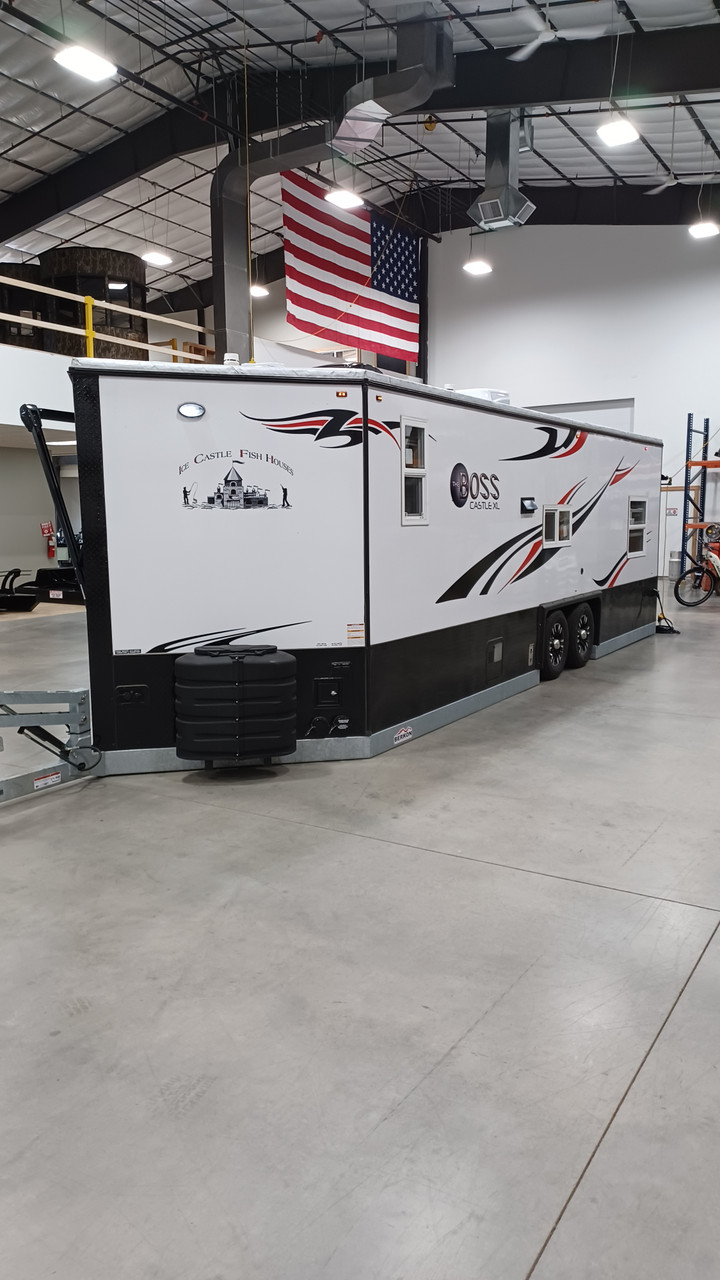 Ice Castle - Boss XL 8x24 RV Camper & Fish House | Outdoorica Ice Castle - Boss XL 8x24 RV Camper & Fish House | Outdoorica