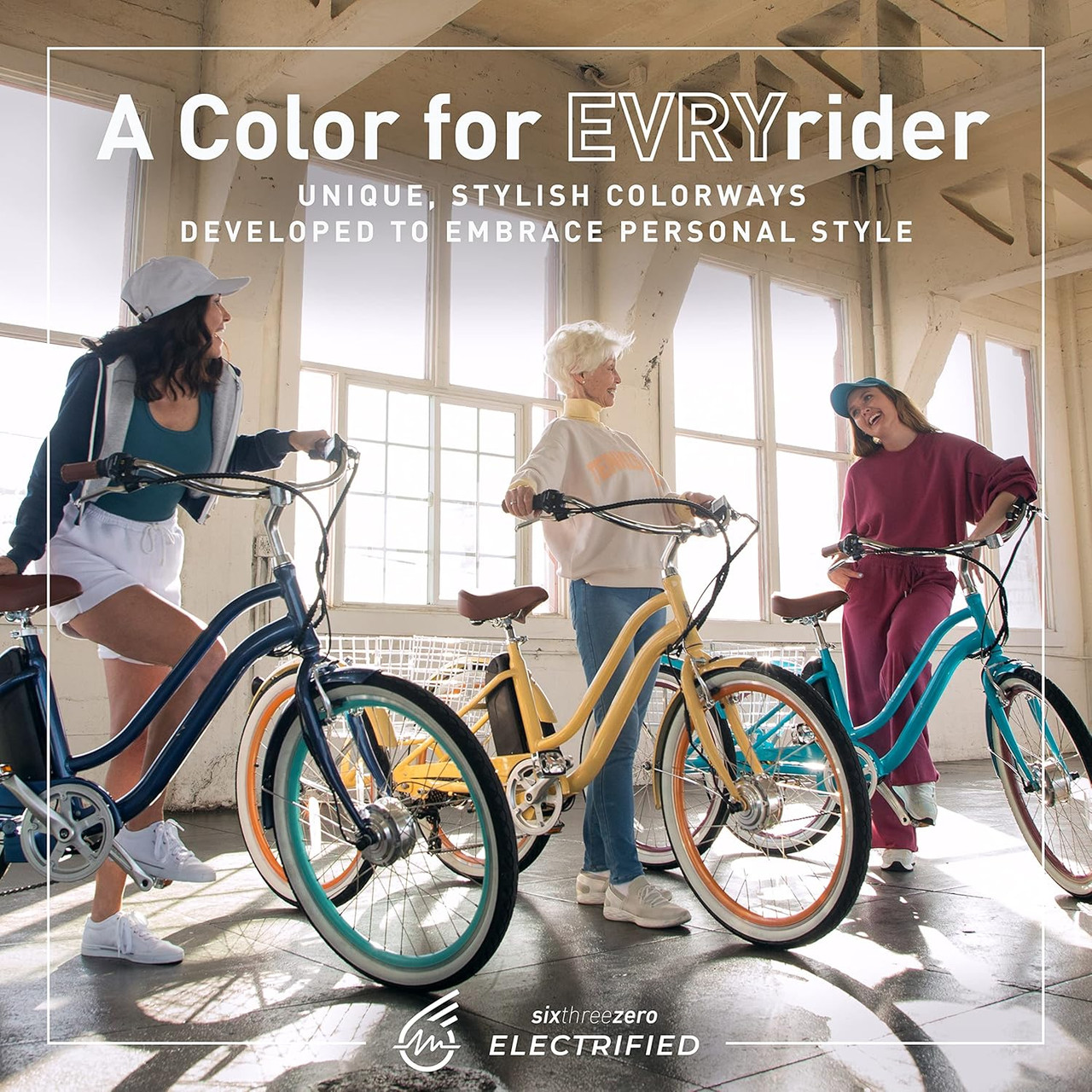 Electric Bike Evryjourney Women's Bike Sixthreezero