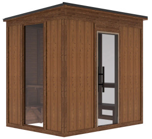 Thermory Sauna Mod 6 6-8 Person - Side Windows - Traditional - Athletic Thermory Sauna Mod 6 6-8 Person - Side Windows - Traditional - Athletic