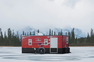 Ice Castle Hunt & Fish 6.5x16 Fish House - FREE Panoptix Fish Finder! ($1999 Value) - CALL FOR BEST PRICE!! Ice Castle Hunt & Fish 6.5x16 Fish House - FREE Panoptix Fish Finder! ($1999 Value) - CALL FOR BEST PRICE!!
