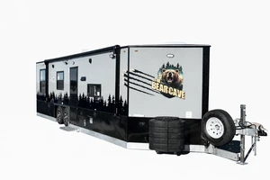 Ice Castle Bear Cave 8x26V RV Camper & Fish House 
