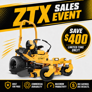 Cub Cadet Ultima ZTX4 60 60-Inch Zero-Turn Lawn Mower - FREE 1st Oil Change + Fall Tune-up/Winterization ($269 Value)