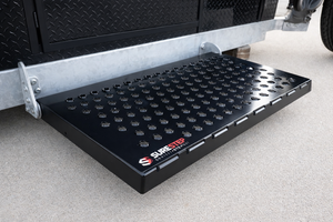 Ice Castle Black Sure-Step – Universal Fold-Up Ice House Step