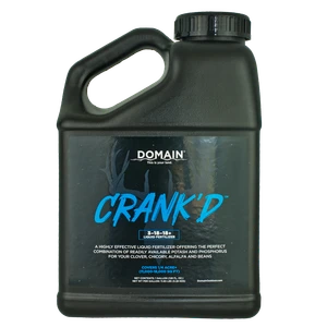 Domain Outdoors Crank'd 3-18-18+ - 1 Gal. Wildlife Food Plot Seed  1/4 ACRE