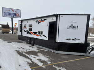 Ice Castle - Ghost Rider Toy Hauler 8x24 RV Camper & Fish House