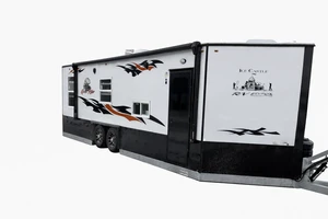 Ice Castle - Ghost Rider Toy Hauler 8x24 RV Camper & Fish House