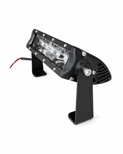 Ice Castle LED Flood Light Kit angled view showing 7-inch single row light bar with adjustable mounting bracket