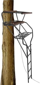 Trophy Treestands Highview MaxGrip Double 18' Two-Person Ladder Stand