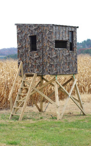Amish 6' Treated Lumber Standard Stand w/ Staircase Amish 6' Treated Lumber Standard Stand w/ Staircase