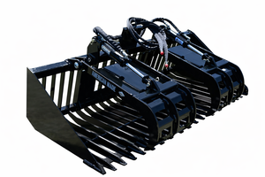 Top Dog Skid Steer Attachment 82" Firewood Grapple