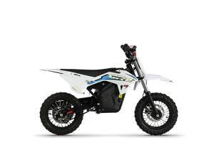 SSR Motorsports SR1-E500 Pit Dirt Bike - White Blue SSR Motorsports SR1-E500 Pit Dirt Bike - White Blue