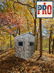 The Lone Wolf - 5.5x5 Amish Camo Hunting Blind PRO The Lone Wolf - 5.5x5 Amish Camo Hunting Blind PRO