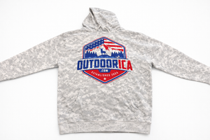 OUTDOORICA 2XL Snow Camouflage Hoodie