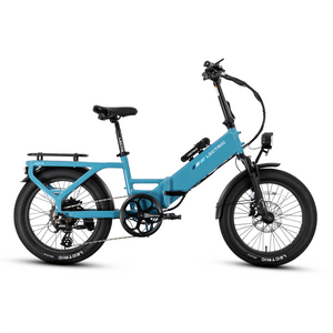 Lectric XP4 750 Foldable Long-Range Step-Thru Ebike - Raindrop Blue Lectric XP4 750 Foldable Long-Range Step-Thru Ebike - Raindrop Blue