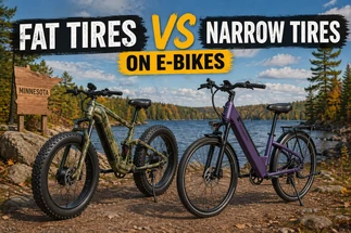 Fat Tire vs Narrow Tire E-Bikes in Minnesota: Comfort vs Speed | OUTDOORICA