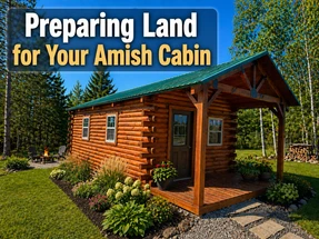 How to Prepare Land for a Pre-Built Amish Cabin in Minnesota