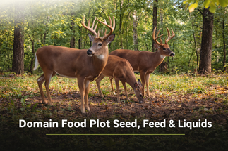 Dominate Deer Hunting with Domain at OUTDOORICA | Food Plot Seed, Feed & Liquids in Central Minnesota