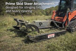 Skid Steer Attachments designed for stinging brush and heavy clearing