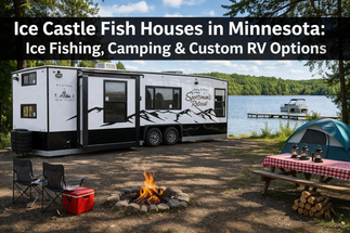 Ice Castle Fish Houses in Minnesota: Ice Fishing, Camping & Custom RV Fish House Options