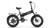 PUCKIPUPPY Dachshund Black Folding Fat Tire Electric Bike - 500W Removable Battery Ebike