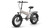 PUCKIPUPPY Dachshund Khaki Folding Fat Tire Electric Bike - 20 Inch Commuter Ebike