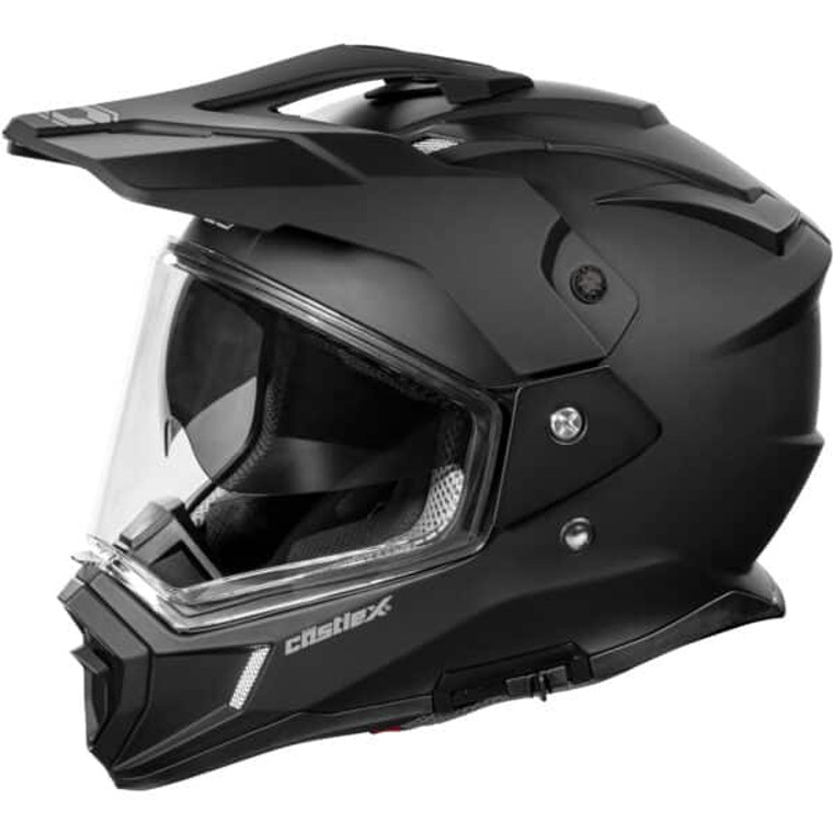 Castle X CX200 Dual Sport Matte Black LARGE Helmet