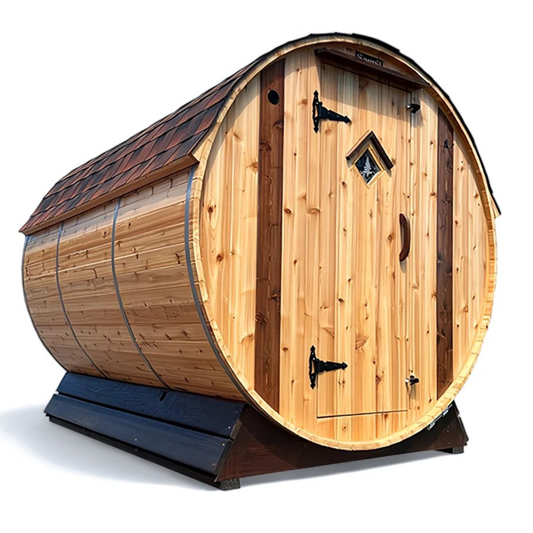 Setri 6x6 Western Red Cedar Barrel Sauna Setri 6x6 Western Red Cedar Barrel Sauna