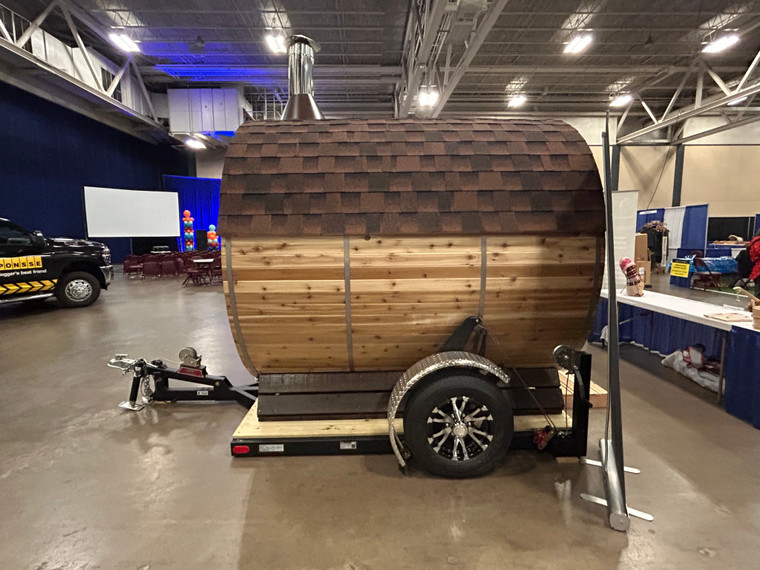 Setri 8-Foot Drop-Down Trailer for Saunas Setri 8-Foot Drop-Down Trailer for Saunas