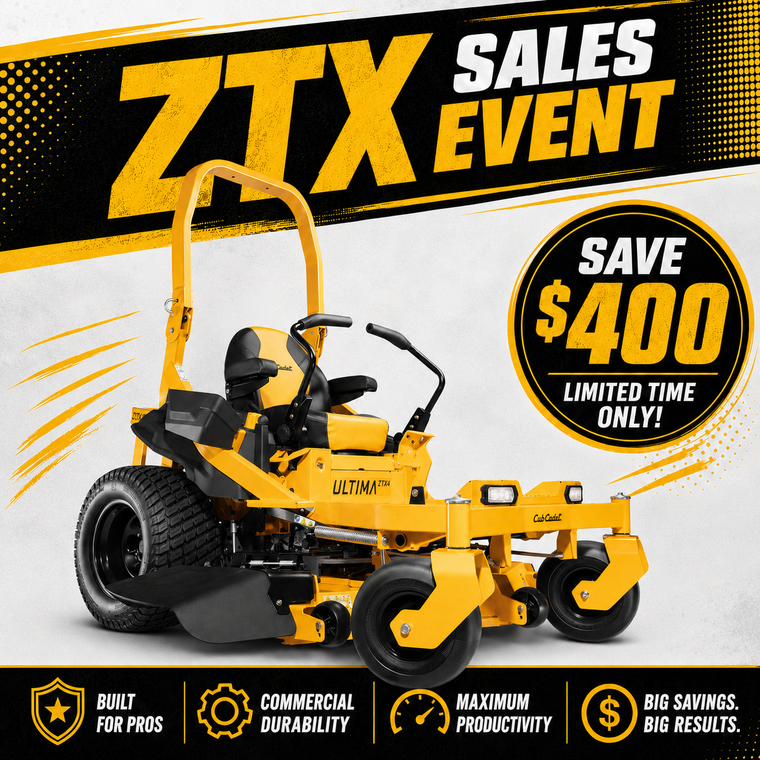 Cub Cadet Ultima ZTX4 54 54-Inch Zero-Turn Lawn Mower - FREE 1st Oil Change + Fall Tune-up/Winterization ($269 Value)