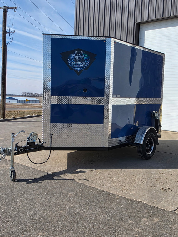 Husky Den by Outdoorica | 6.5×8 Pine Interior Finish Ice House with Spear Hole