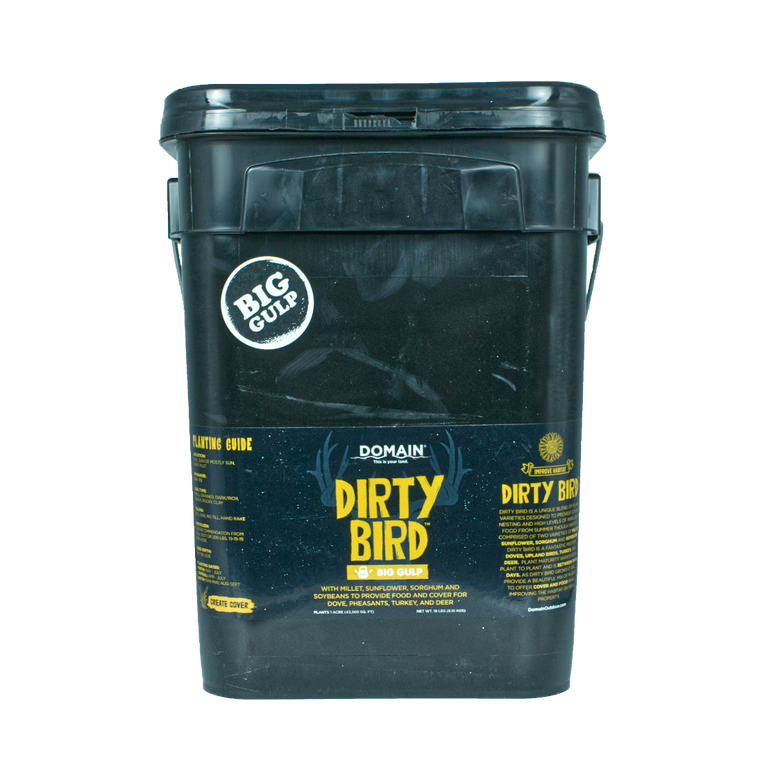 Domain Outdoors Dirty Bird - Bulk Pail Wildlife Food Plot Seed - Annual - 1 Acre