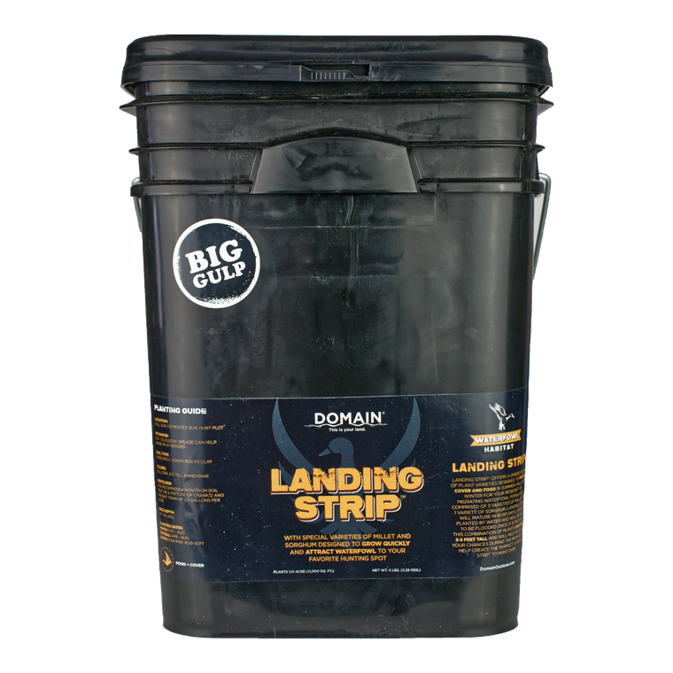 Domain Outdoors Landing Strip - Bulk Pail Wildlife Food Plot Seed - Annual - 1 Acre