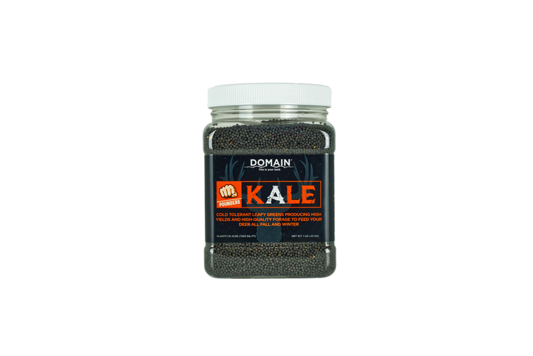 Domain Outdoors Pounder - Kale Wildlife Brassica Food Plot Seed  Annual  1/6 Acre