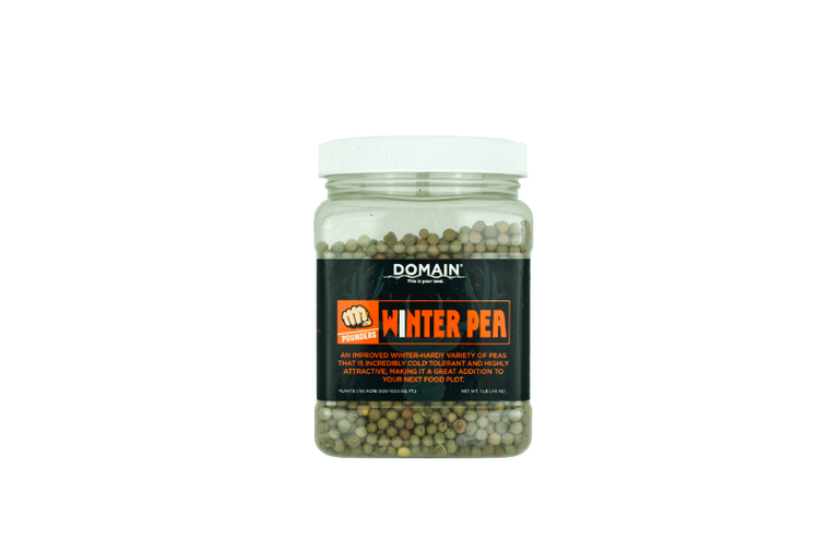 Domain Outdoors Pounder - Winter Pea Wildlife Food Plot Seed  Cold Season  1/50 Acre