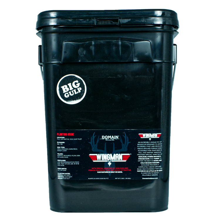 Domain Outdoors Wingman - Bulk Pail Wildlife Food Plot Seed - Annual - 3 acre