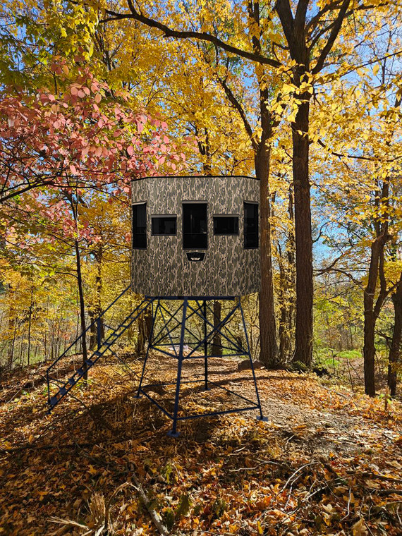 Rutted-Up Coliseum Combo Hunting Blind - 13 Windows