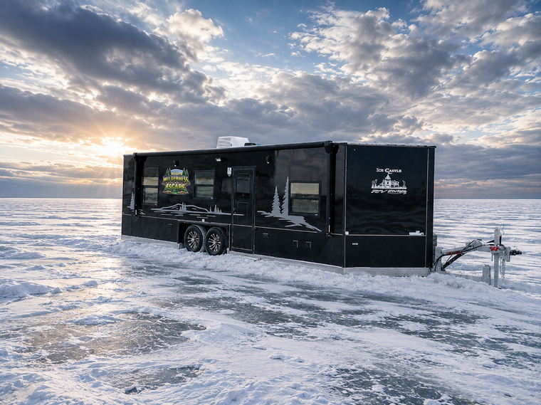 Ice Castle Wilderness Escape 8x24V Fish House